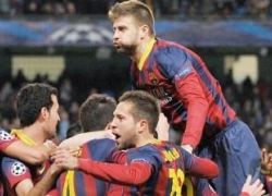 برشلونة يضع قدمه في ربع النهائي بفوزه على مانشستر سيتي بهدفين نظيفين - شاهد الاهداف