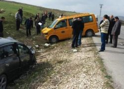 8 اصابات في حادث سير شمال رام الله