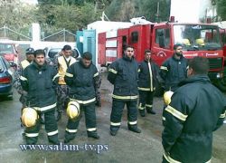 الدفاع المدني يصادر العابا نارية محظورة في طولكرم