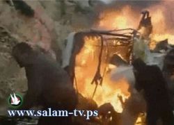 لحظة احتراق الباص :مشاهد قاسية.. النار تلتهم الحافلة والاطفال بداخلها