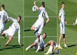 ماذا فعل جاريث بيل برونالدو في تدريبات الريال ! - شاهد الفيديو
