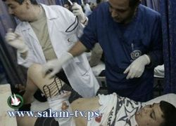 إصابة مواطنين جراء قصف مدفعي إسرائيلي وسط قطاع غزة