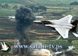 سقوط 3 صواريخ وقصف جوي لغزة يوقع اصابة سيدة