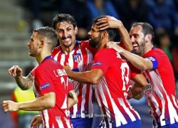 أتلتيكو مدريد يتوج بطلا للسوبر الاوروبي بعد تغلبه على ريال مدريد