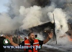 اصابة 3 اطفال جراء سلسلة غارات اسرائيلية على قطاع غزة