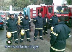 طولكرم- لقاء مع منتسبي الدفاع المدني وآخر مع طالبات جمال عبد الناصر
