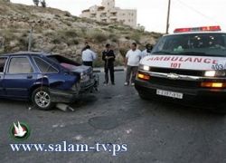 اصابة 7 مواطنين نتيجة حادثي سير في طولكرم وبديا