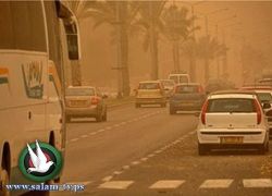 عاصفه رملية تدمر 1200 جملون زراعي في الاغوار