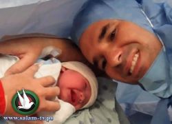 استئصال ورم من فم جنين ببطن أمه