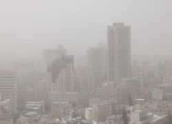 الصحة الإسرائيلية تحذر من ارتفاع ملحوظ في تلوث الهواء نتيجة الغبار