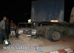 سبع اصابات بحادثي سير في سلفيت وجنين