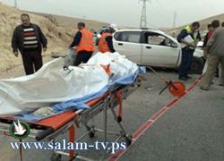 مصرع اسرائيليين واصابة فلسطيني في حادث سير على طريق الخليل