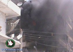 انفجار قرب مقر قيادة الأركان السورية واشتباكات ضارية في دمشق