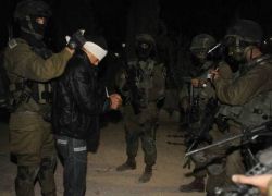 قوات الاحتلال تعتقل (3) مواطنين من محافظات الخليل وبيت لحم وجنين