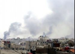 الجيش الإسرائيلي يقصف بالدبابات ارض في داخل سوريا