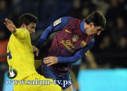 برشلونة يتعثر بالتعادل السلبي أمام فيا ريال