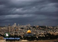 فلسطين تحت قبضة حالة عدم استقرار جوي واضطرابات قادمة خلال الايام القادمة