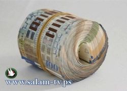 العملات: دولار 3.40 -يورو 4.88 -د.اردني 4.80 -ج.مصري 0.57 شيقل