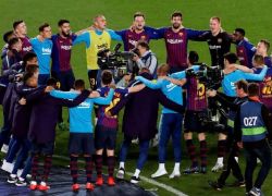 برشلونة يتوج بلقب الدوري الاسباني للمرة 26