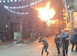 الاحتلال يواصل عدوانه على غزة ويستهدف العمارات والمنازل السكنية بغارات متفرقة