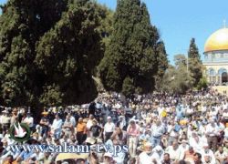 شرطة الاحتلال تفرض قيودا على دخول المصلين للاقصى