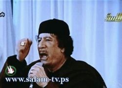 بنغازي - القذافي يتوعد معارضيه بالدمار ويكرر "زنقة زنقة حيطة حيطة"