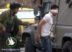 جيش الاحتلال الاسرائيلي يعتقل شاباً ويحتجز إثنين من جنين