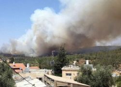 الاطفاء الاسرائيلي: حريق القدس متعمّد