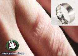 خاتم يترك بصمة "انا متزوج" لمنع الخيانة!