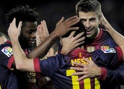 ميسي يقود برشلونة للفوز على ريال سرقسطة