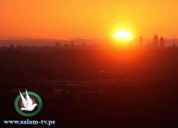 الطقس: جو حار وجاف والحرارة اعلى من معدلها بـ 6 درجات