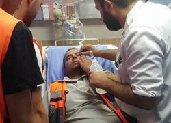 اصابة 8 مواطنين بينهم مسعفين في مواجهات بنابلس