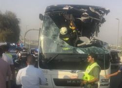 مصرع 17 شخصا بحادث لحافلة عُمانية في دبي