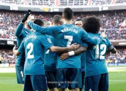 ريال مدريد يكتسح فالنسيا في الميستايا برباعية