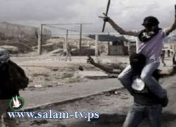 عشرات الاصابات في اشتباكات بين متظاهرين فلسطينيين وقوات الاحتلال في يوم الارض