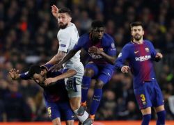 برشلونة يقسو على تشيلسي ويصعد لربع نهائي أبطال أوروبا