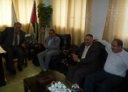 رئيس بلدية طولكرم يستقبل رئيس فرع جامعة القدس المفتوحة