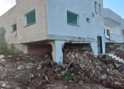 جيش الاحتلال يدمر منزل الاسير عبد الله مساد في كفرذان غرب جنين