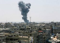 استشهاد طفلين جراء قصف الاحتلال منطقة الكتيبة بغزة