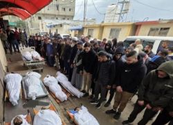 3 شهداء بدير البلح وتحليق مكثف لطائرات الاستطلاع في أجواء القطاع