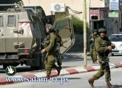 3 دوريات للاحتلال تتجول في احياء مدينة طولكرم