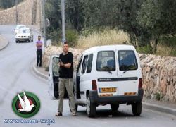 رشق سيارة للمستوطنين بالحجارة بالقرب من نابلس