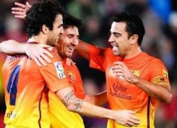 برشلونه يعزز صدارته بعد فوزه على مايوركا برباعيه