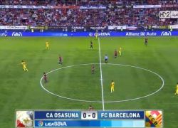 البرسا يتعادل سلبيا لاول مره بالدوري مع اوساسونا