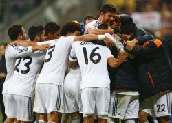 شاهد كيف احتفل اللاعبون في ريال مدريد بعد المباراة