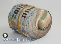 العملات: دولار 3.45 -د.اردني 4.86 -يورو 4.88 -ج.مصري 0.57 شيقل