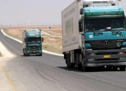 الاردن يرسل قافلة مساعدات الى قطاع غزة