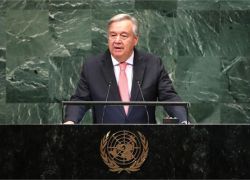 امين عام الامم المتحدة: حل الدولتين أصبح بعيد المنال