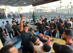 شهيد بدير البلح وغارات وسط وجنوب قطاع غزة