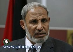 خلال لقاء وفد جنوب أفريقيا- الزهار يؤكد: لا توافق دون حماس